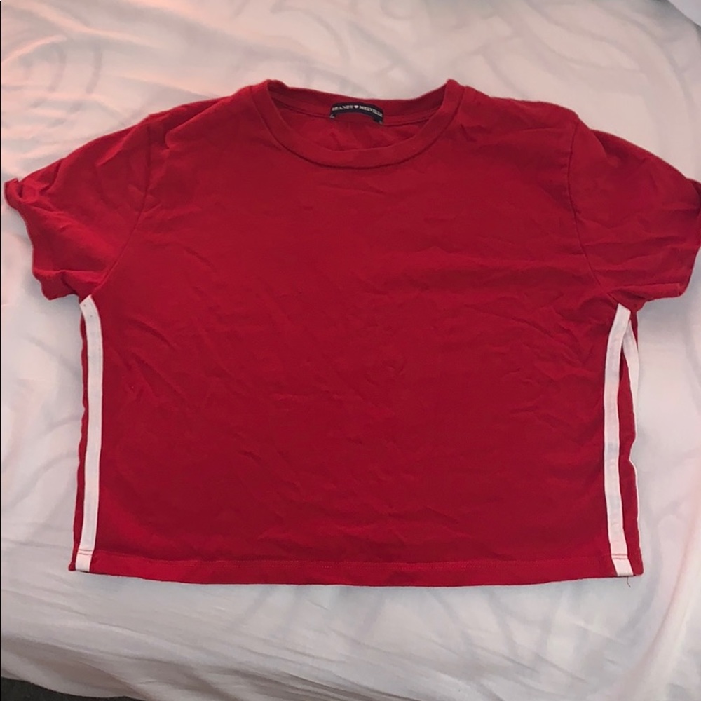 brandy melville cropped T-shirt